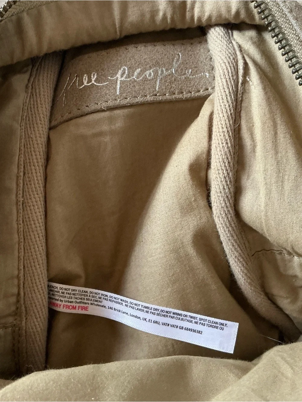 Free people Hudson suede leather sling crossbody bag beige hobo hippie